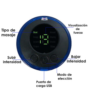 Masajeador USB™ | MINI MASAJEADOR CERVICAL ELÉCTRICO RECARGABLE USB + CONTROL EXTRA